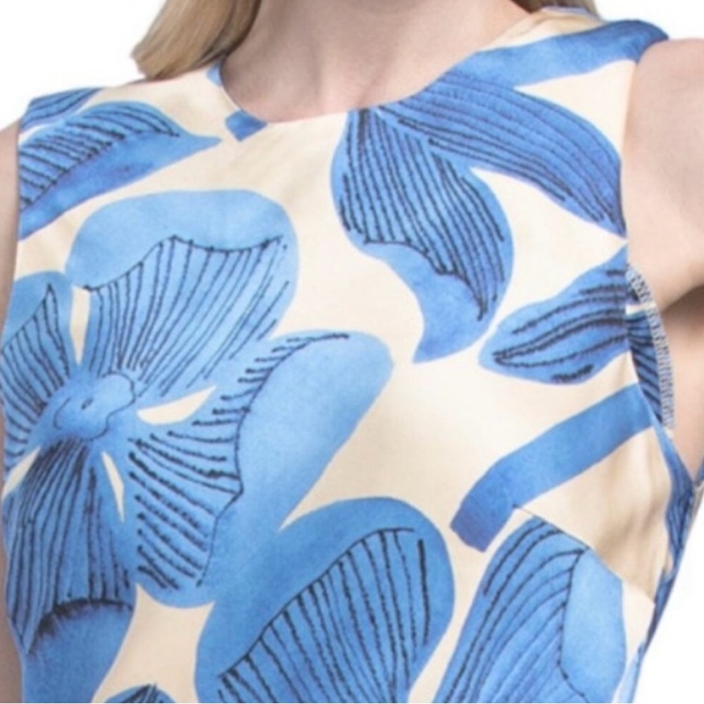 Corey Lynn Calter Satin Floral Dress - Picture 3 of 6